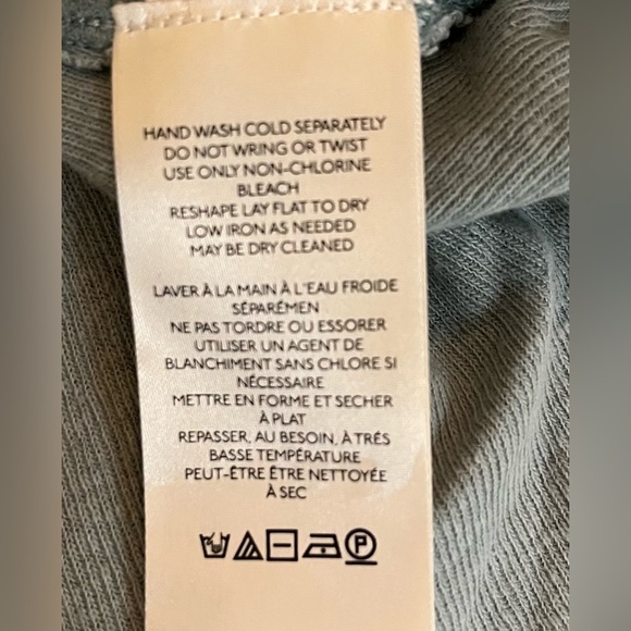 We The Free by Free People Heritage  Henley Ocean Mist – Size XS - Picture 8 of 10